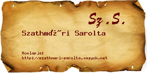Szathmári Sarolta névjegykártya