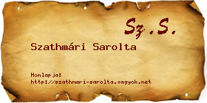 Szathmári Sarolta névjegykártya